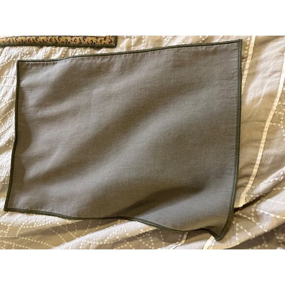 Vtg 6 Palm Tree Tapestry Placemats Bombay tropical table top decor coastal chic - Picture 11 of 16